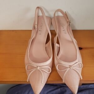 Madden Girl Blush Slingback Kitten Heels